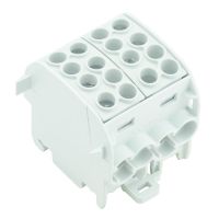 Złączka szynowa przelotowa WPD 202 4x35/4x25 GY | 1561730000 Weidmuller