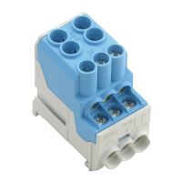 Blok rozdzielczy WPD 100 2X25/6X10 BL niebieski | 1561920000 Weidmuller
