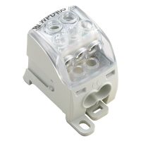 Złączka szynowa przelotowa WPD 105 1x35+1x16/2x25+3x16 GY | 1562170000 Weidmuller
