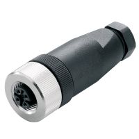 Złącze przemysłowe M12 żeńskie, SAIB-4/9, proste, IP67 | 1807230000 Weidmuller