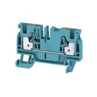 Złączka szynowa przelotowa A2C 4 BL , PUSH IN, niebieska | 2051210000 Weidmuller