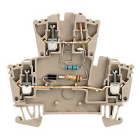 Złączka szynowa przelotowa WDK 2.5 LD/RT 1D 2R 230 | 8013140000 Weidmuller