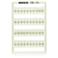 Ramka z oznacznikami WSB, nadruk pionowo L1 (100x), biały (arkusz) | 209-774 Wago