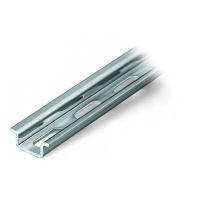 Szyna montażowa, stalowa, 15x5,5mm, grubość 1mm, dł. 2m, z perforacją | 210-111 Wago