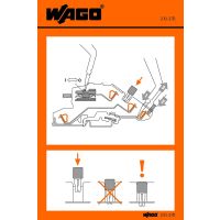 Naklejka Z Instrukcją Obsługi do złączek rozłączalnych TOPJOB serie 777, 780 do 784 | 210-370 Wago
