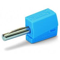 Wtyk bananowy, do gniazda o śr. 4mm, niebieski | 215-711 Wago