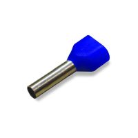 Tulejka podwójna przewodowa do serii 811 2x2,5mm2 / AWG 14 z izolacją, niebieski | 216-545 Wago