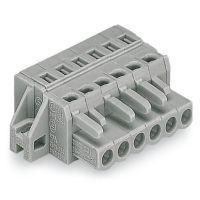 Gniazdo 1-przewodowe, szare | 231-102/031-000 Wago