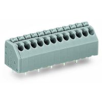 Złączka do płytek drukowanych przycisk 1,5mm2 RM 3,5mm23-bieg., szara | 250-203 Wago