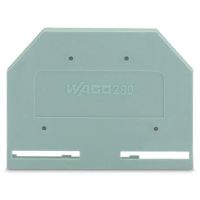 Ścianka końcowa/wewnętrzna, 2,5mm, szara | 280-301 Wago
