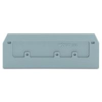 Ścianka końcowa/wewnętrzna, 2,5mm, szara | 280-374 Wago