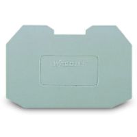 Ścianka końcowa, redukcyjna, 1mm, szara | 283-333 Wago