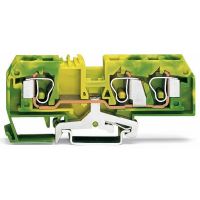 Złączka 3-przewodowa PE 10mm2, żółto-zielony | 284-687/999-950 Wago