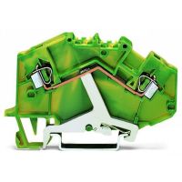 Złączka 2-przewodowa 2,5mm2 PE, żółto-zielony | 780-607 Wago