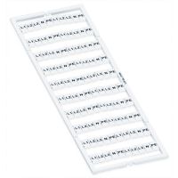 Oznaczniki WMB nadruk poziomo L1, L2, L3, N, PE, L1, L2, L3, N, PE (10x) (arkusz) | 793-5472 Wago