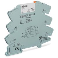 Podstawki z wtykanym przekaźnikiem miniaturowym 230V UC 3,5mA | 857-358 Wago