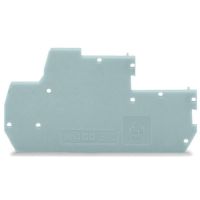 Ścianka końcowa/wewnętrzna, 1mm, szara | 870-118 Wago