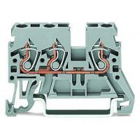 Złączka 3-przewodowa przelotowa 2,5mm2, czarny | 870-685 Wago