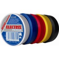 Taśma izolacyjna ELECTRIX 200 PREMIUM 19mmx18m, czerwona | PE-200P182-0019018 Anticor