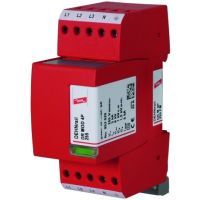 Ogranicznik przepięć DEHNrail M 4P 255V FM, 4-bieg. do sieci 230 VAC, DR M 4P 255 FM | 953405 Dehn