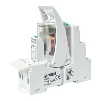 Przekaźnik Interfejsowy 6A 24VAC IP20, PIR4-024AC-00LV | 854784 Relpol