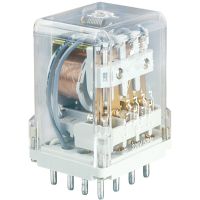 Przekaźnik elektromagnetyczny, przemysłowy 4P, 10A, 24VDC, IP40, R15-2014-23-1024 | 863812 Relpol