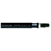 Kabel sygnalizacyjny YKSYFTY-NR 7x1,5 0,6/1kV czarny BĘBEN | 0951 001 05 Technokabel