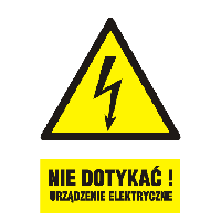 Tabliczka Nie dotykać 74x105 | WEG-0046527 Koma