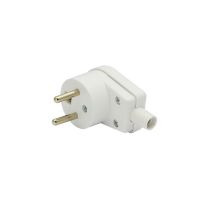 Wtyczka kątowa 16A 250V IP20 VWK 220-01, biała | 51.305 Elektro-Plast Opatówek
