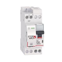 Detektor zwarć łukowych DX3 STOP ARC, zintegrowany z wyłącznikiem nadprądowym 1P+N 6000A C20 | 415932 Legrand