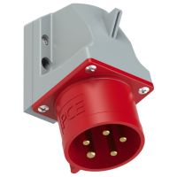 Wtyczka stała odbiornikowa 32A 400V 5P IP44 bez śrubowe | 525-6TT PCE