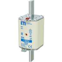 Wkładka bezpiecznikowa (topikowa) NH1 80A gG 400V zwłoczna | 004184121 Eti