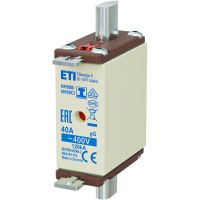 Wkładka bezpiecznikowa (topikowa) NH000/I 40A gG 400V zwłoczna / Zaczepy izolowane | 004191110 Eti