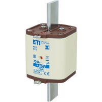 Wkładka bezpiecznikowa (topikowa) NH3/I 300A gG 400V zwłoczna / Zaczepy izolowane | 004196126 Eti