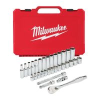 Nasadki z grzechotką, typ metryczny 3/8” (zestaw 32szt) | 4932464945 Milwaukee