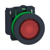 PŁASKI CZERW NAKŁPODŚW PRZYCISK LED 120 | XB5FW34G5 Schneider Electric