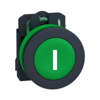 PŁASKI ZIELONY PŁASKI NAKŁ PRZYCISK 1NO | XB5FA3311 Schneider Electric
