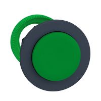 PŁASKI ZIELONY PRZYCISK GŁÓWK PUSH PUSH | ZB5FH3 Schneider Electric