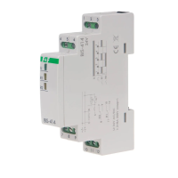 Przekaźnik bistabilny, sekwencyjny, na szynę DIN, z przekaźnikiem inrush 160A/20ms 24V | BIS-414-LED-24V F&F