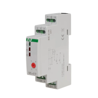 Przekaźnik bistabilny 24V, 4 funkcyjny, DIN, dwa obwody sterowania, z przekaźnikiem inrush 160A/20ms | BIS-419-LED-24V F&F