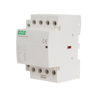 Stycznik modułowy, montaż na szynie, styki 4xNO, 63A, 24V DC | ST63-40-24ACDC F&F