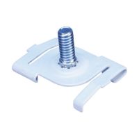 Zacisk przekręcany 4G16 z trzpieniem, Malowanie, Biały, 24mm Rastra T, M6 gwint, 4G16M11WH | 178620 Erico