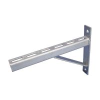 Wspornik profilu U, perforowany z zastrzałem, 300mmx30mmx30mmx3mm, CUCS0300HD | 312120 Erico