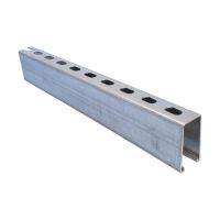 Profil strut typu E, perforowany, PG, 83mmx41mmx2,5mm, E12H1000PG (3m) | 310600 Erico