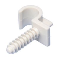Klips pojedynczy, rurowy z zatyczką, 18mm OD, FRF018 | 571150 Erico