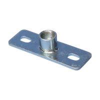 Płytka bazowa do rur gwintowanych, z dwoma otworami, 1/2", 80mm, PBT050L80 | 587125 Erico