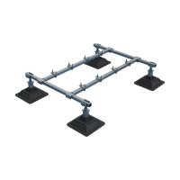 Rama nośna z 4 podporami - system podpór nVent CADDY Pyramid, 1257 mm, PEK4B | 360426 Erico