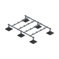 Rama nośna z 6 podporami - system podpór nVent CADDY Pyramid, 2172 mm, PEK6B | 360427 Erico