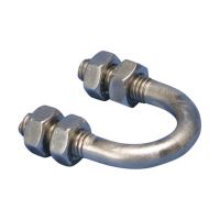 Śruba „U”, S316, 114mm OD, 4" rury, 100 DN, M8 pręta, UB4N114M8S6 | 599348 Erico