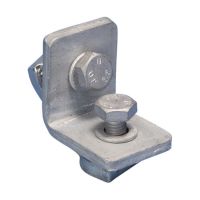 Łącznik kątowy z 2-ma otworami 1-1, stal, HD, 50mmx48mm, M10 gwintu, ZW200 | 313330 Erico